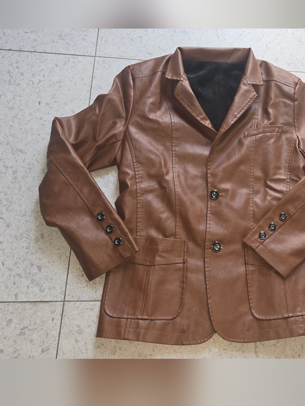 Leather Men's Sport Coat Jacket X-Small * BRAND NEW